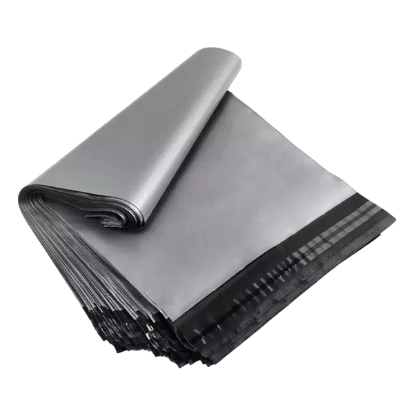 Grey Self Seal Plastic Mailing Bags