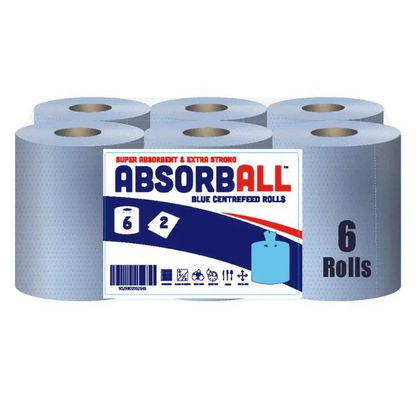 Pallet Deal: 117 x Blue Centrefeed Paper Rolls (Full Pallet)