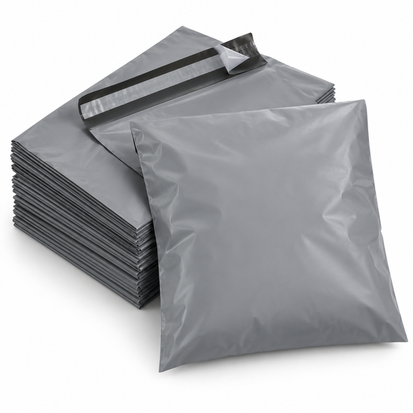 Heavy Duty Grey Mailing Bags – 55 Micron | Standard Sizes