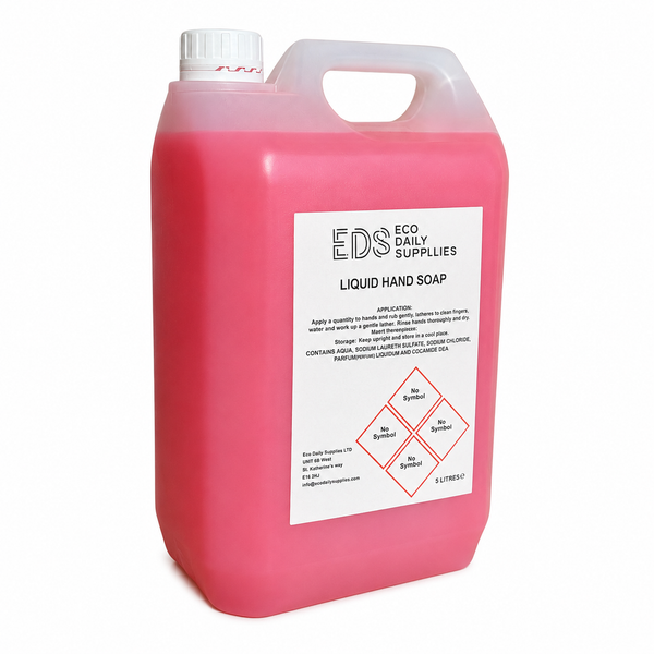 EDS Luxury Liquid Hand Wash Soap 5 Litre - Antibacterial, Kills 99.9% Bacteria