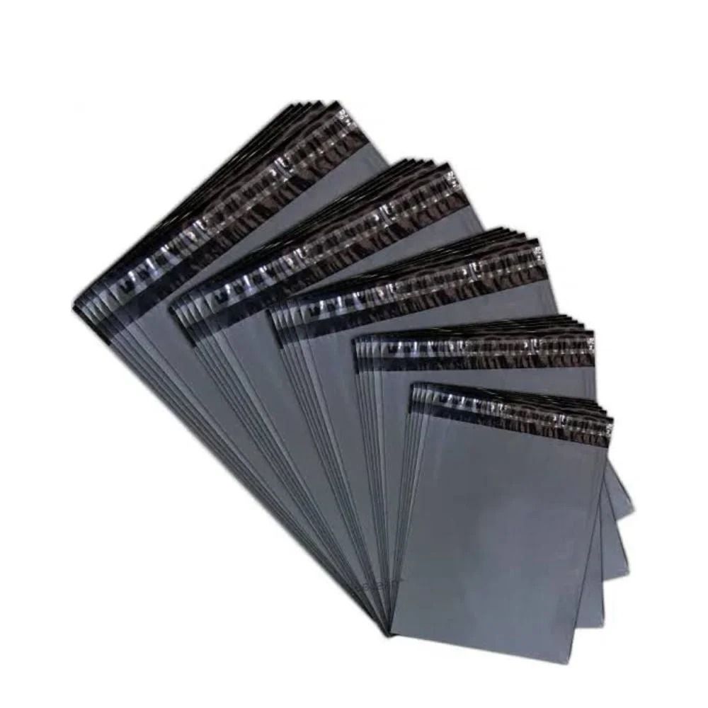 Grey Self Seal Plastic Mailing Bags