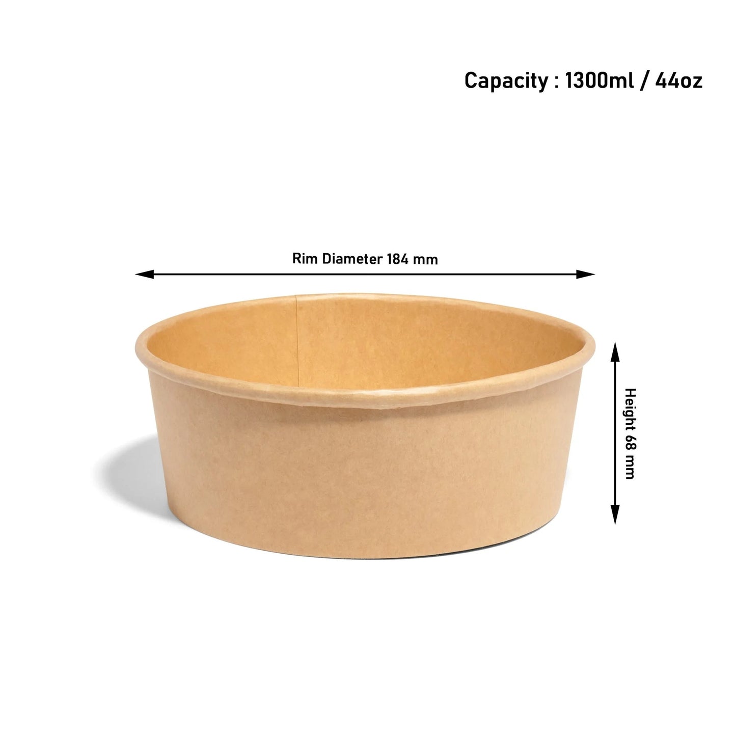 Round Kraft Paper Bowl - 300pk