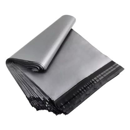 Grey Self Seal Plastic Mailing Bags