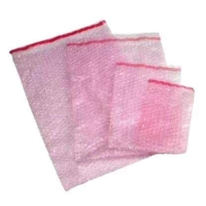 Pink Bubble Wrap Pouches ANTI-STATIC