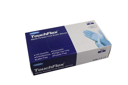 Blue Nitrile Disposable Gloves - Powder-Free, Latex-Free, Medical Grade AQL 1.5