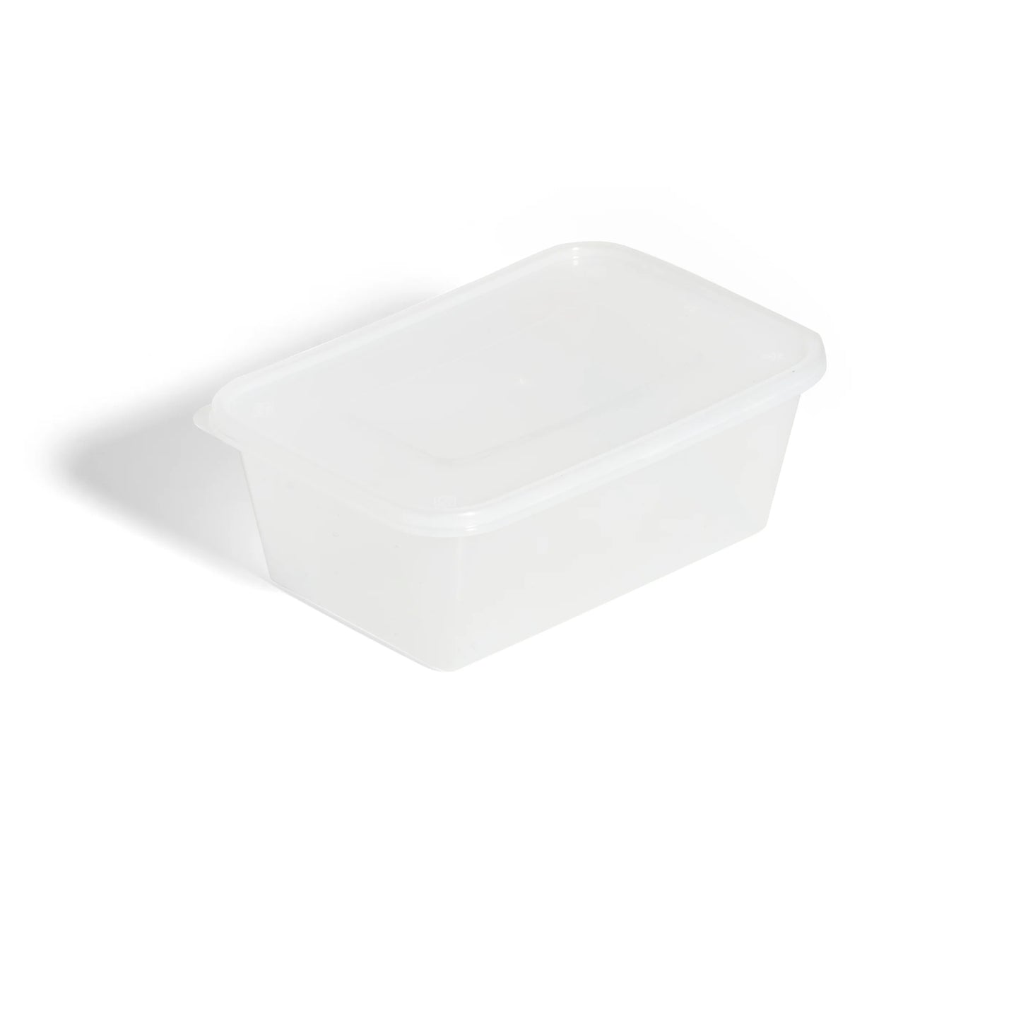 C500 ml Heavy Duty Microwavable Container & Lid - 250pk