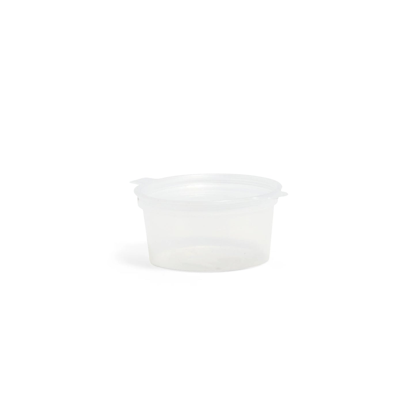 1oz Hinged Sauce Container - 1000pk