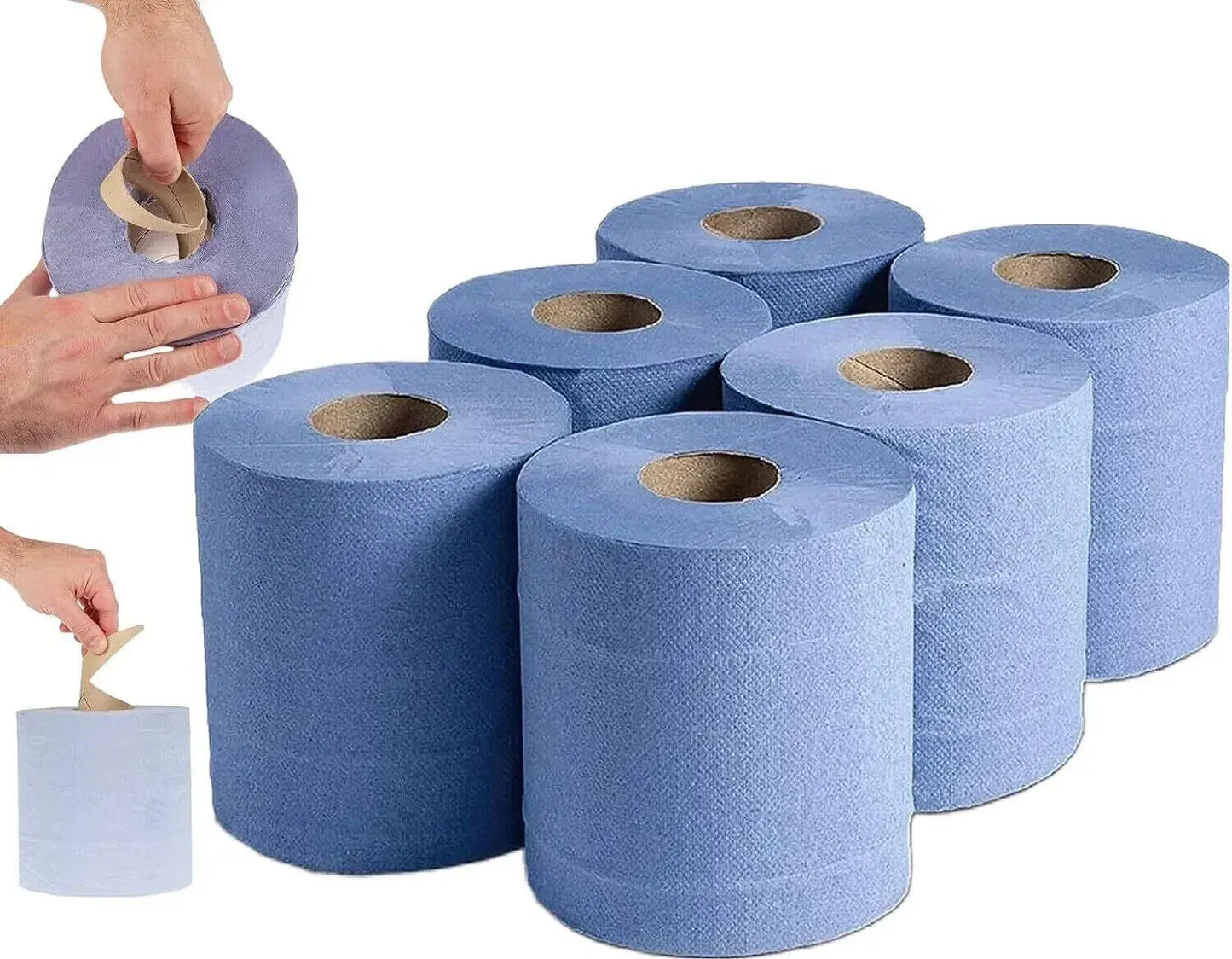 Diamond Blue Centre Feed Rolls 2ply - 100% Recycled Paper