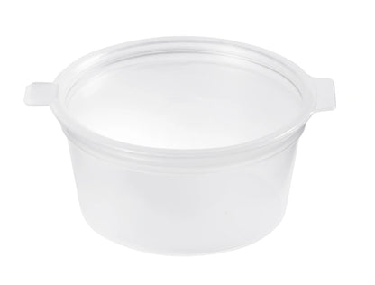 1oz Hinged Sauce Container - 1000pk