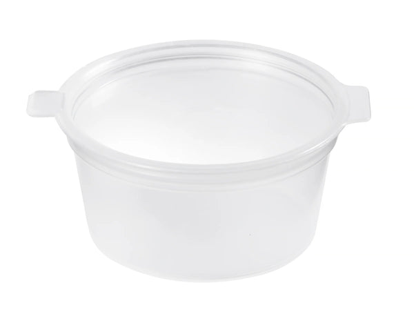 1oz Hinged Sauce Container - 1000pk