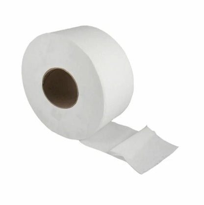 3" Mini Jumbo Pure Pulp Toilet Rolls 2-Ply - 100m Premium White Commercial Grade
