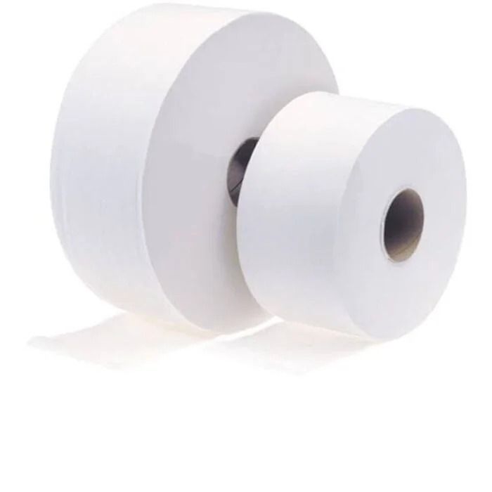3" Mini Jumbo Pure Pulp Toilet Rolls 2-Ply - 100m Premium White Commercial Grade