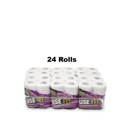 Use It Kitchen Roll 10m - 2-Ply Embossed with Micro Absorbent Technology