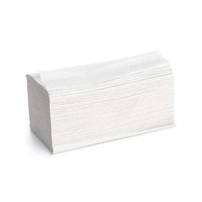 White C-Fold Interfold Hand Towels 2-Ply - Premium Laminated Luxury Paper Towels