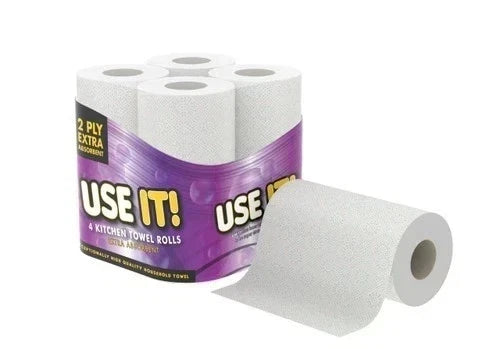 Use It Kitchen Roll 10m - 2-Ply Embossed with Micro Absorbent Technology