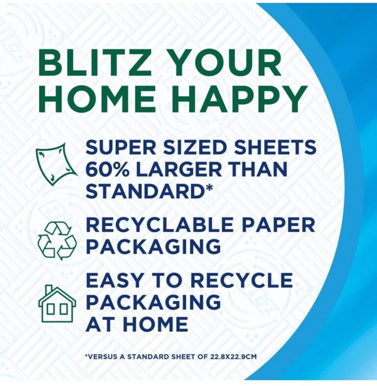 Regina-Blitz-3-Ply-12-Kitchen-Towel-Rolls-70-Sheets-Per-Roll-326095074350-2